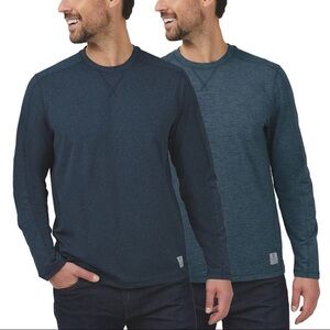 Rugged Elements 2 Pack Sueded Long Sleeve Crew Nick Shirts XXL